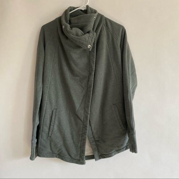 Women’s wrap sweatshirt Under Armour green gray - Picture 1 of 8